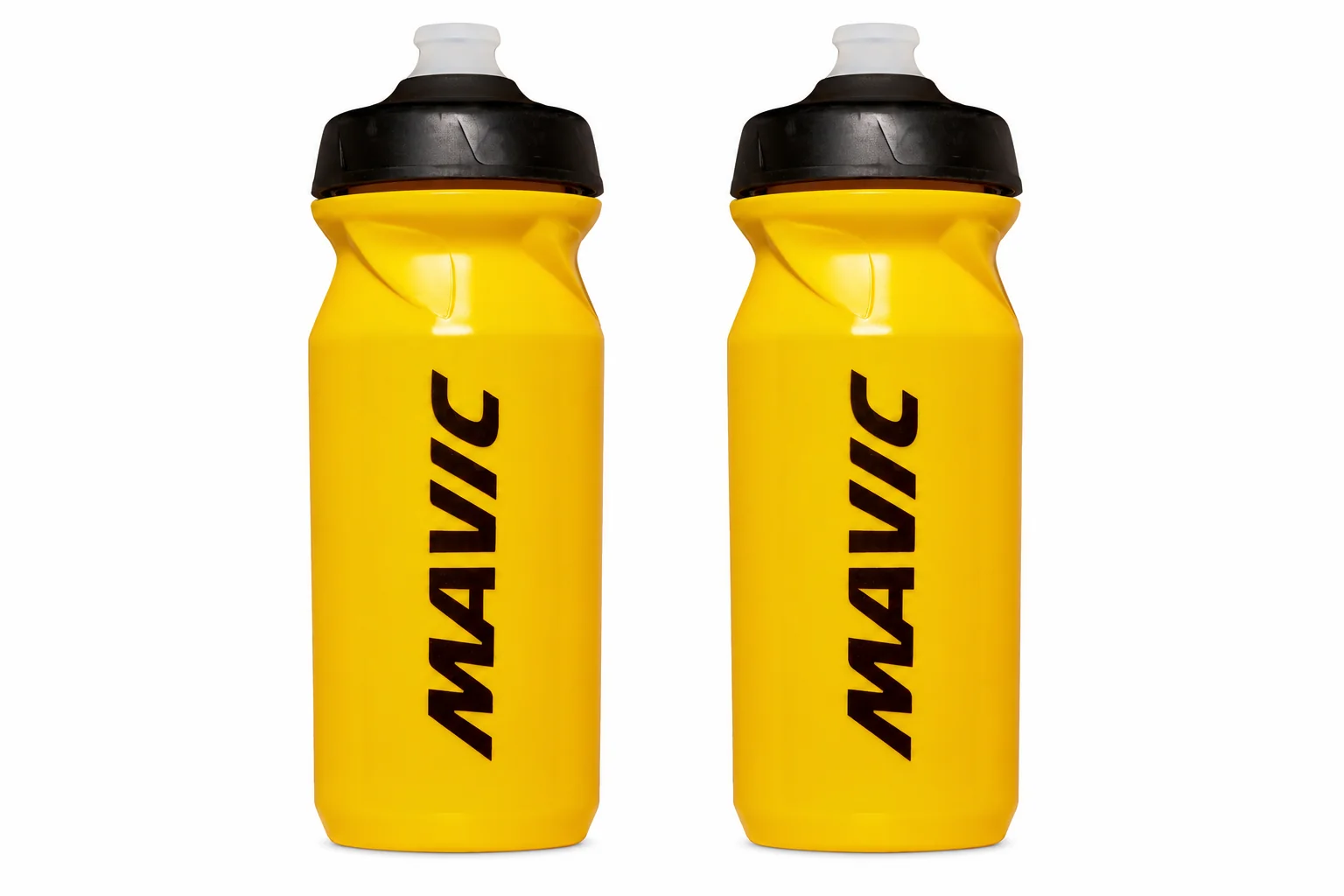 2x Mavic Pro Water Bottles 650ml In Yellow