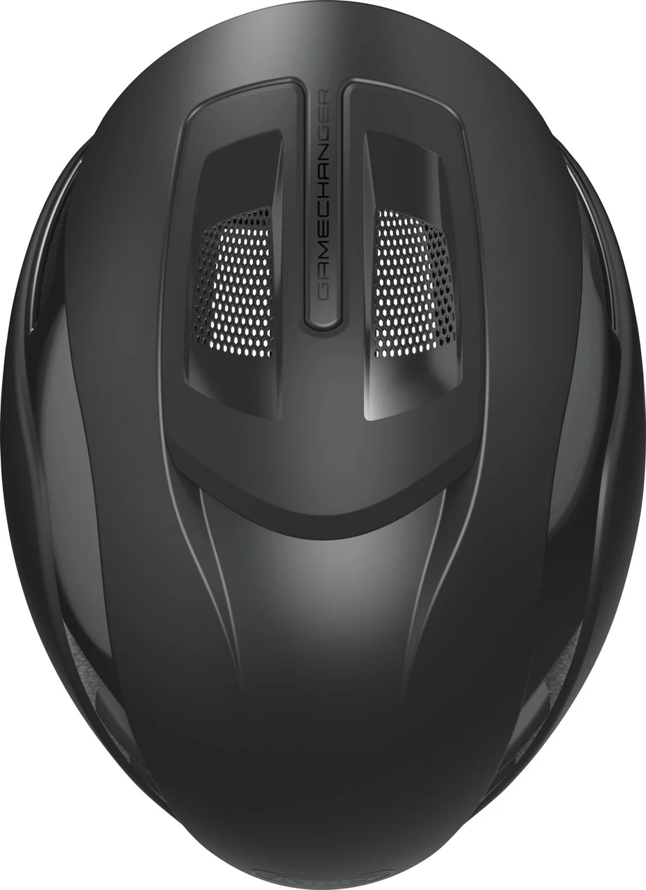 ABUS GameChanger 2.0 Road Aero Elite Bicycle Helmet in Velvet Black - Image 4