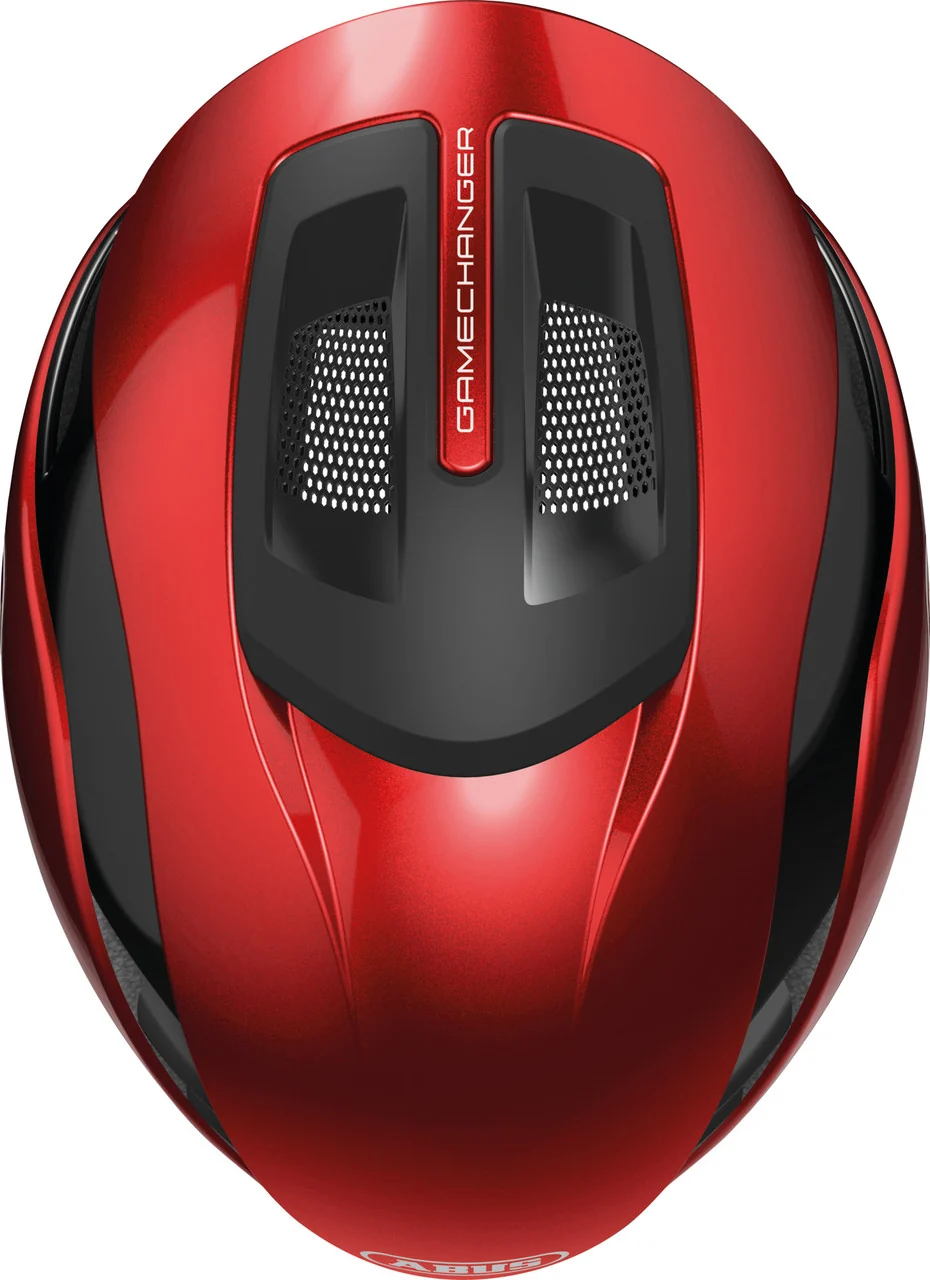 ABUS GameChanger 2.0 Road Aero Elite Helmet in Performance Red - Image 2