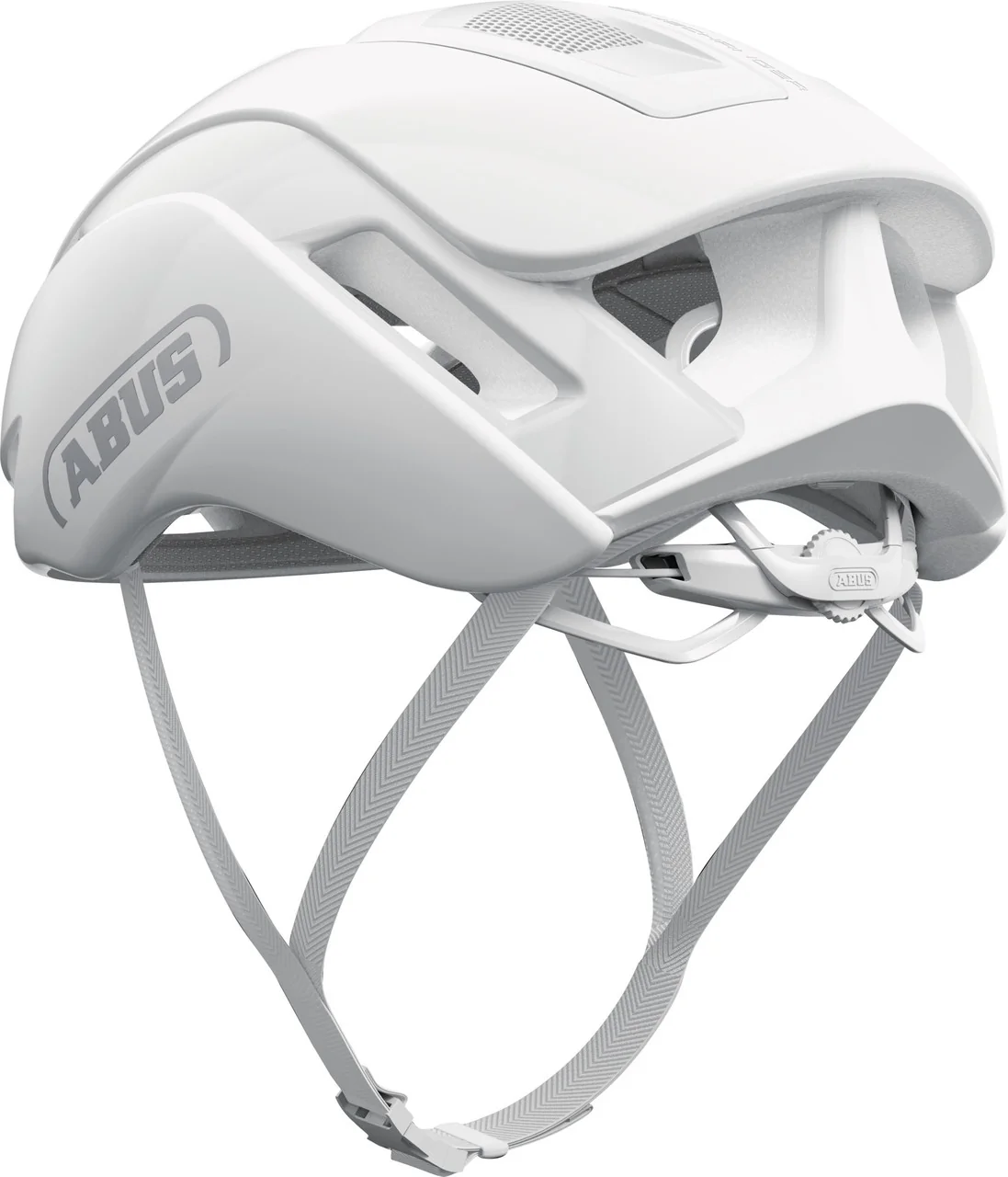 ABUS GameChanger 2.0 Road Aero Elite Helmet in Pure White - Image 3