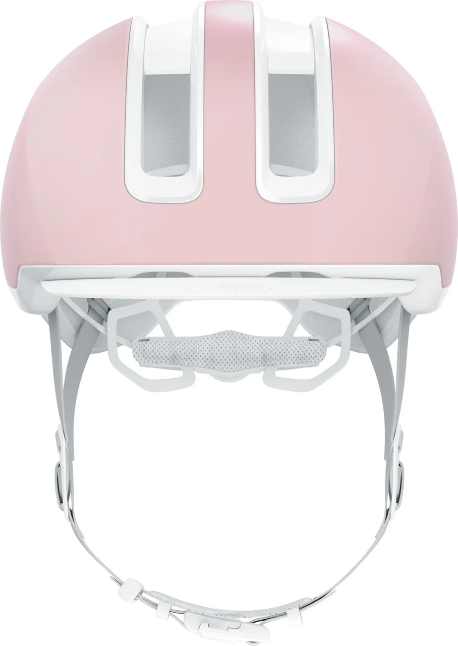 ABUS Hud-Y Pure Urban Helmet With Rear LED Light in Rose - Image 2