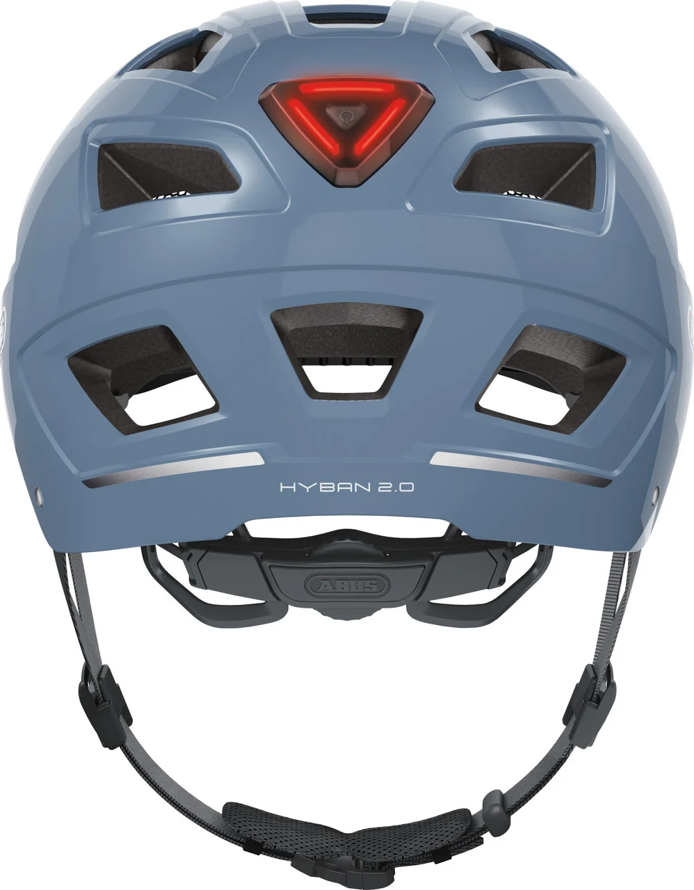 ABUS Hyban 2.0 Urban Helmet With Rear LED Light in Glacier Blue - Image 3