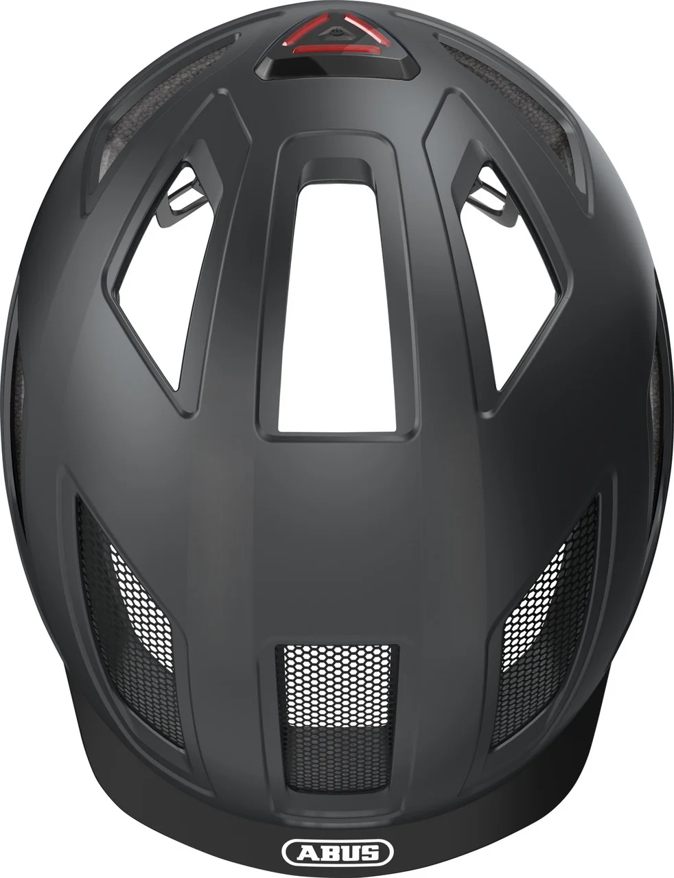 ABUS Hyban 2.0 Urban Helmet With Rear LED Light in Velvet Black - Image 4