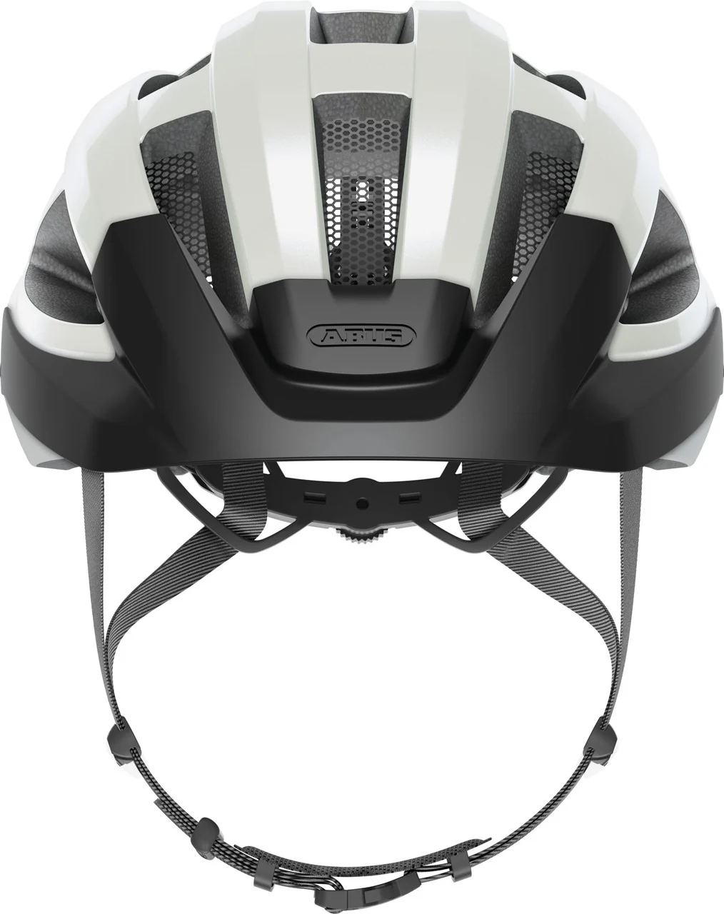 ABUS Macator Road Bicycle Helmet in Pearl White - Image 4