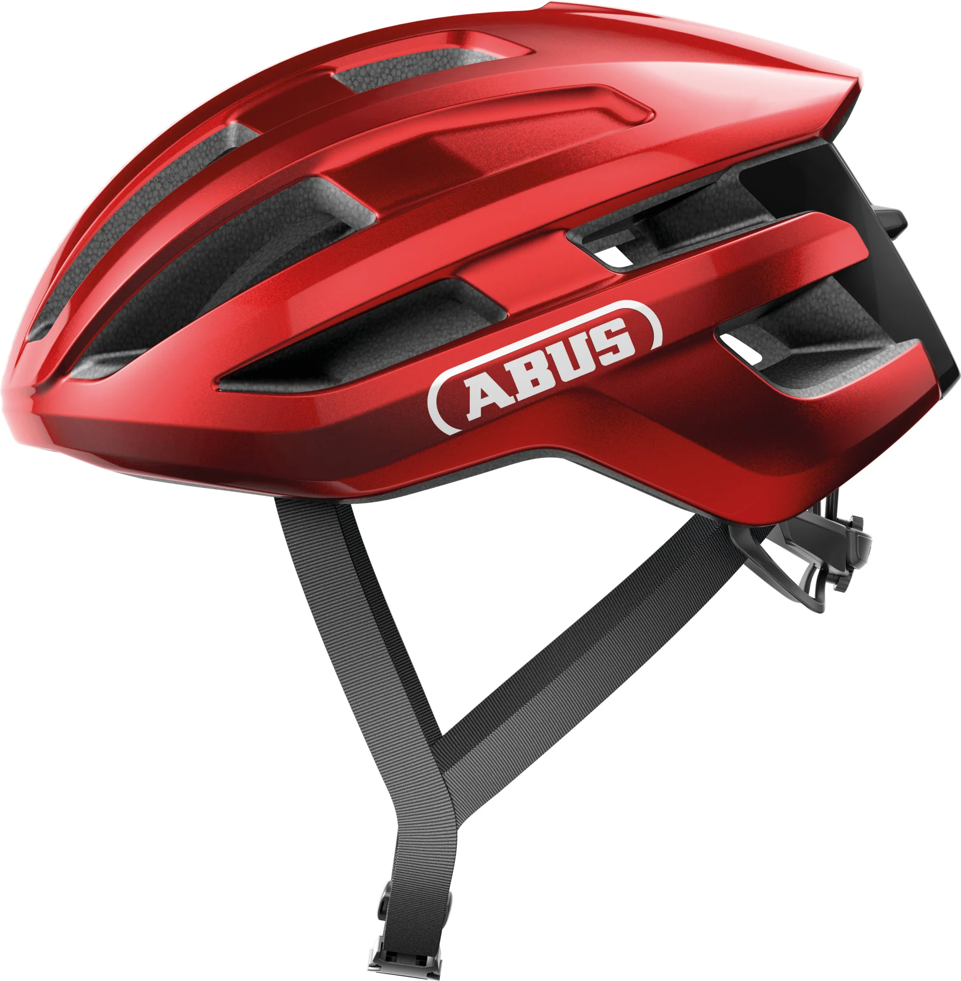 ABUS Powerdome Road Helmet in Blaze Red - Image 5