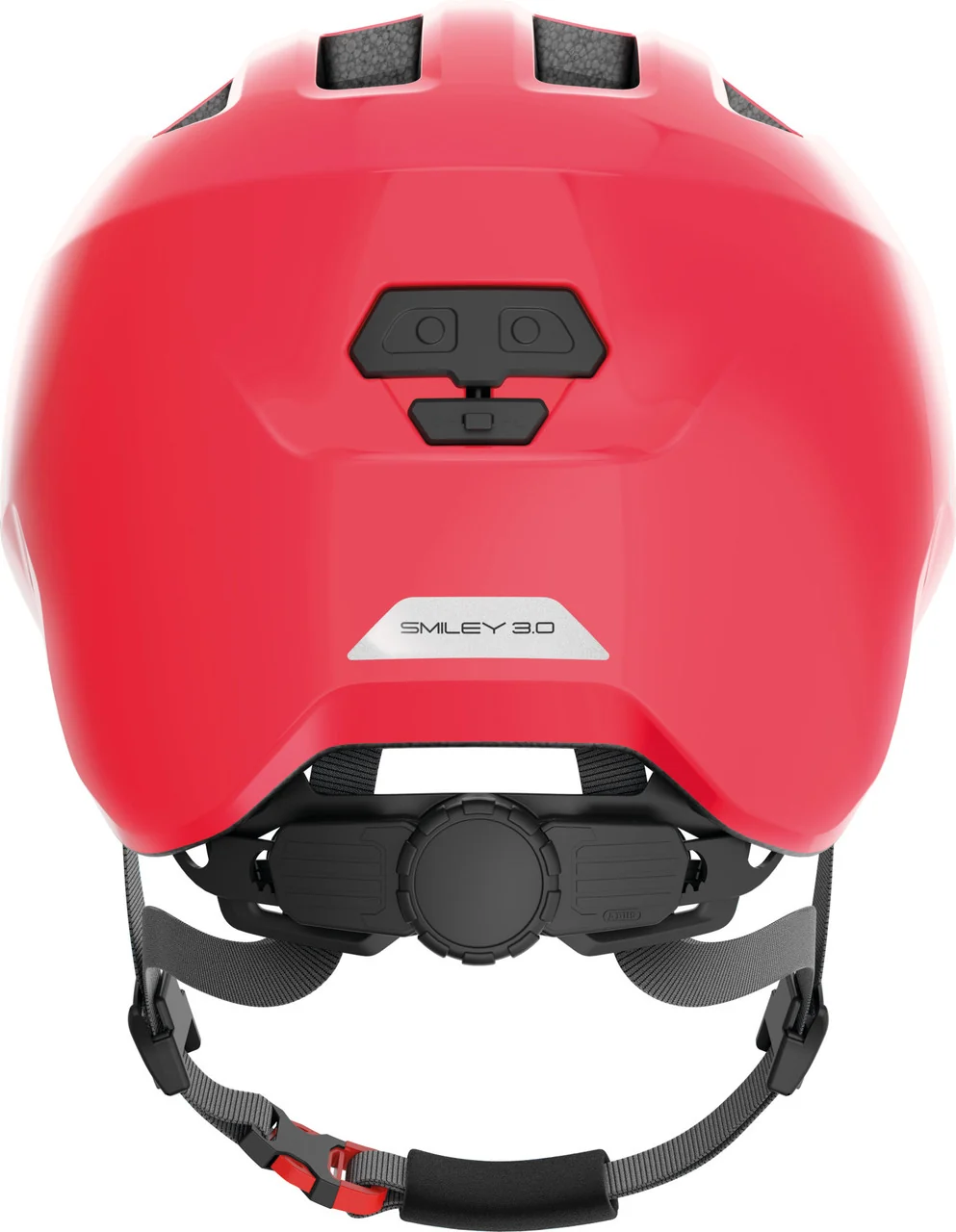 ABUS Smiley 3.0 Kids Leisure Helmet in Shiny Red - Image 3