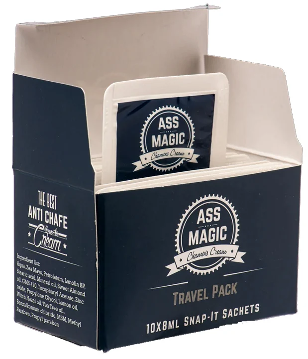 Ass Magic Chamois Cream Travel Pack 10 x 8ml Snap-Sachets