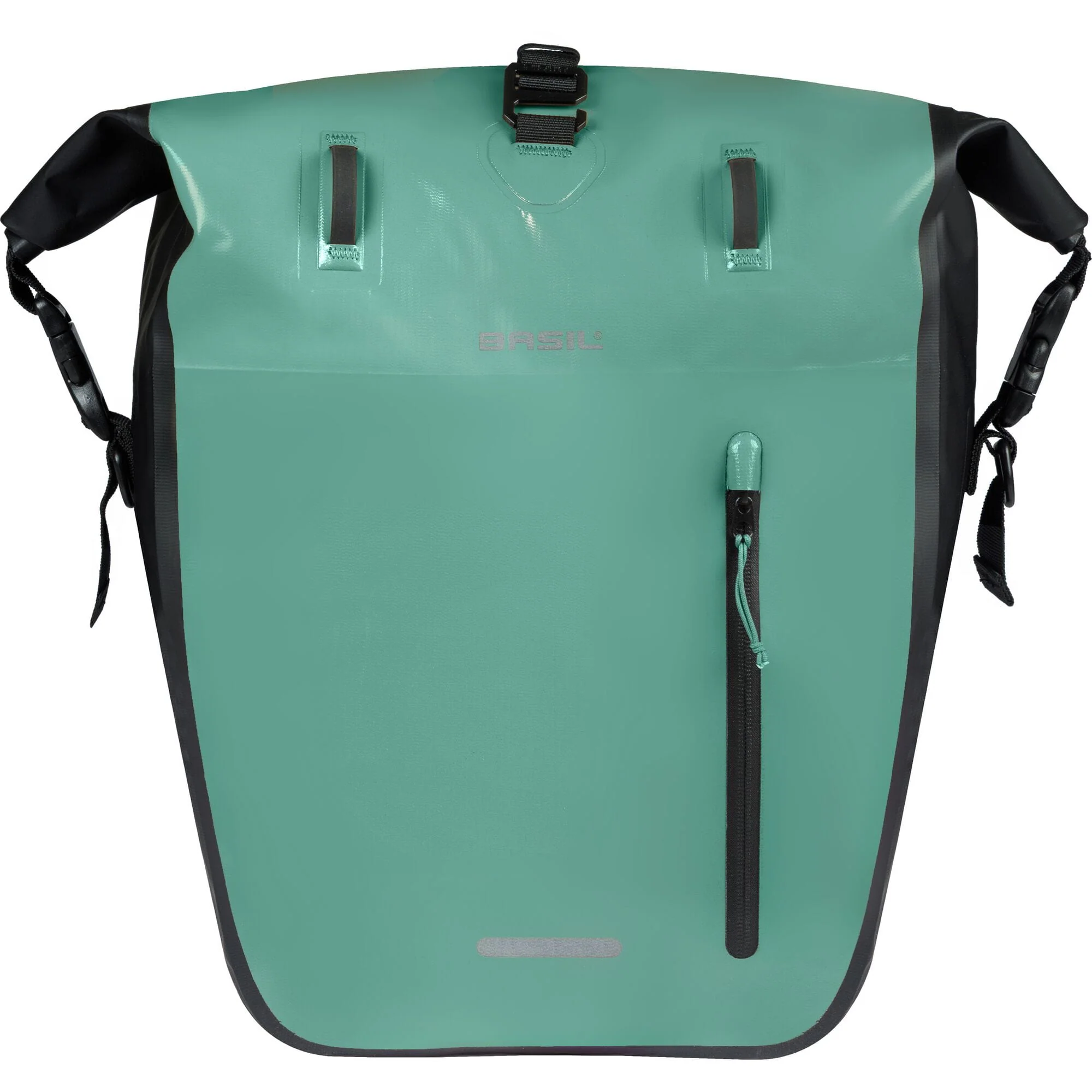 Basil Rivo Large Single Bag Tarpaulin MIK Hooks 25-31L SilverGreen Black - Image 5