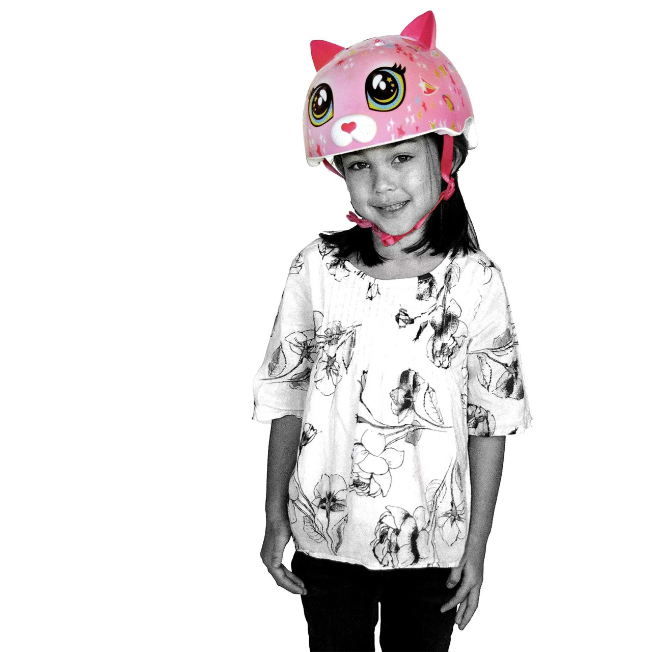 C-PREME RASKULLZ Toddler Helmet 3+ Years Astro Cat Pink Style Size 48-52cm - Image 4