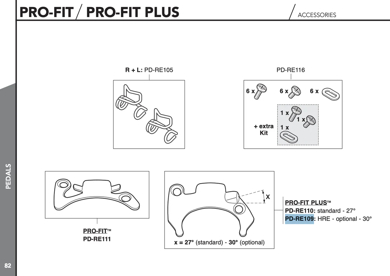 Campagnolo PD-RE109 Pro-Fit Plus Pedal Plates 30° - Image 2