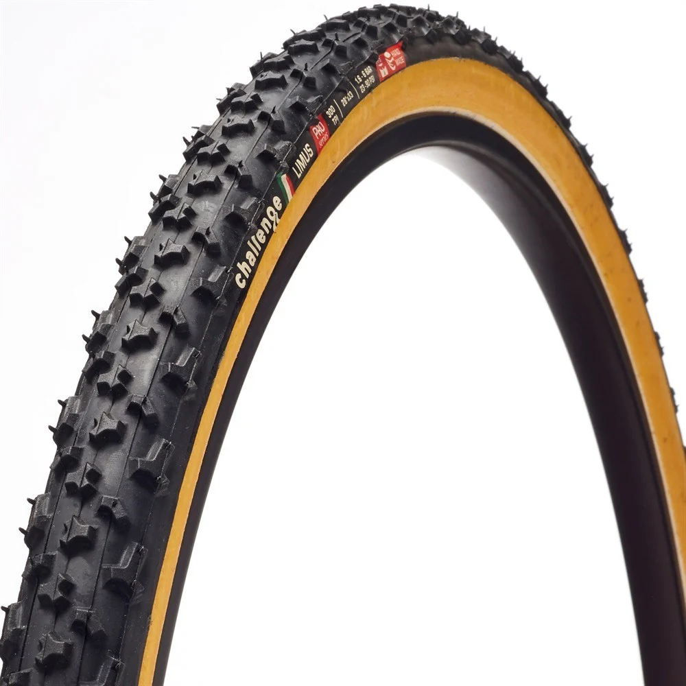 Challenge Limus Pro Tubular HTC Cyclocross/Gravel Tyre In Tan 700 x 33 RRP £85