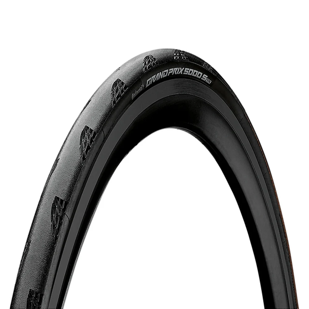 Continental GP5000S TR Tubeless Ready Slick Folding Road Tyre In Black