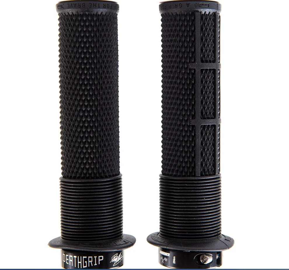 DMR Brendog Deathgrip Race Edition Handlebar Grips With Flange In Black For MTB BMX Downhill Trails - Image 3