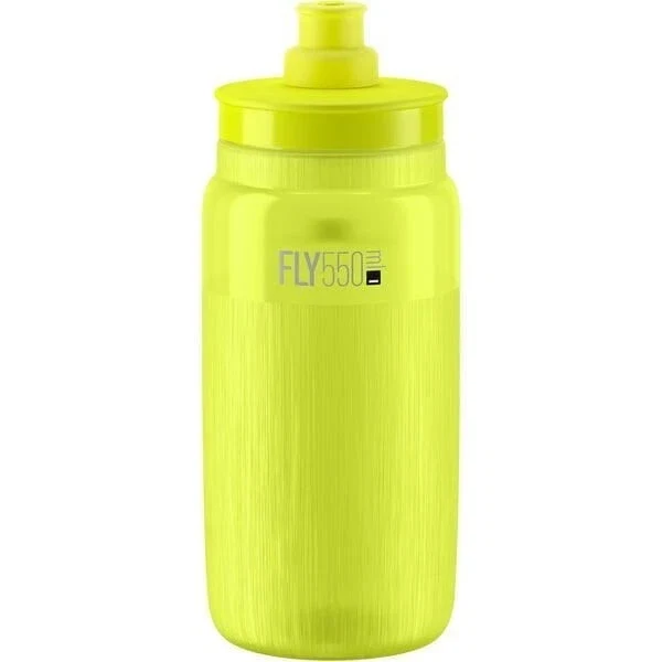 Elite Custom Race X Cage + Elite Fly 550ml Water Bottle Bike Bundle Fluro Yellow - Image 3