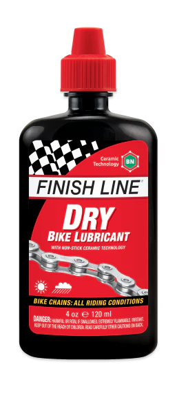 Finish Line Dry Chain Lube With Non Stick Ceramic Tech - Drip Bottle All Sizes - Image 4