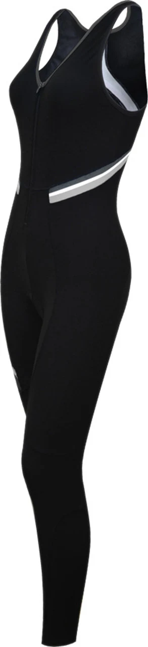 Funkier Thermesse S-981W-C12 Ladies Winter Single Strap Bib Tights in Black - Image 4