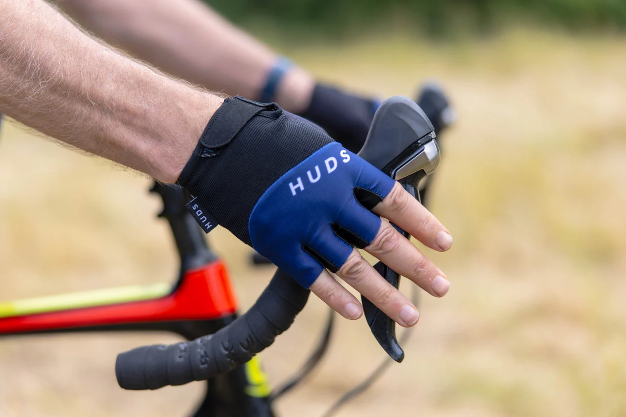 HUDS Fingerless Cycling Mitts Road Gravel and MTB - Image 8