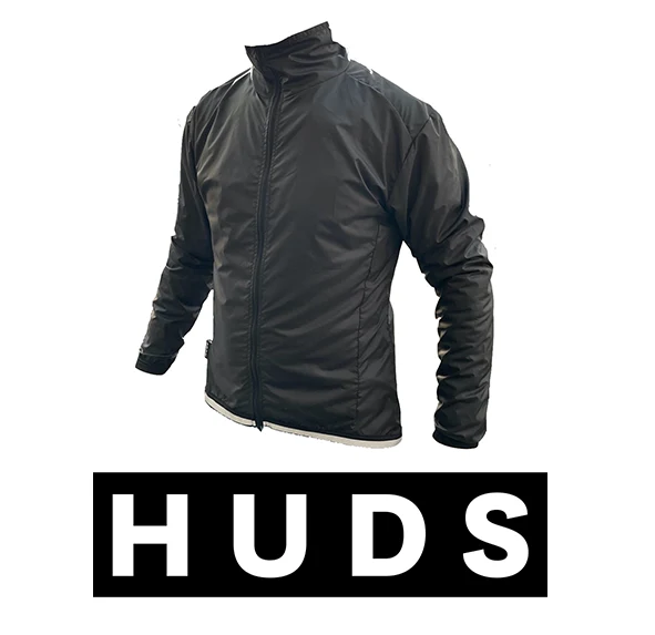 HUDS Super Waterproof Packable Lightweight Unisex Jacket 140g In Black - Image 2