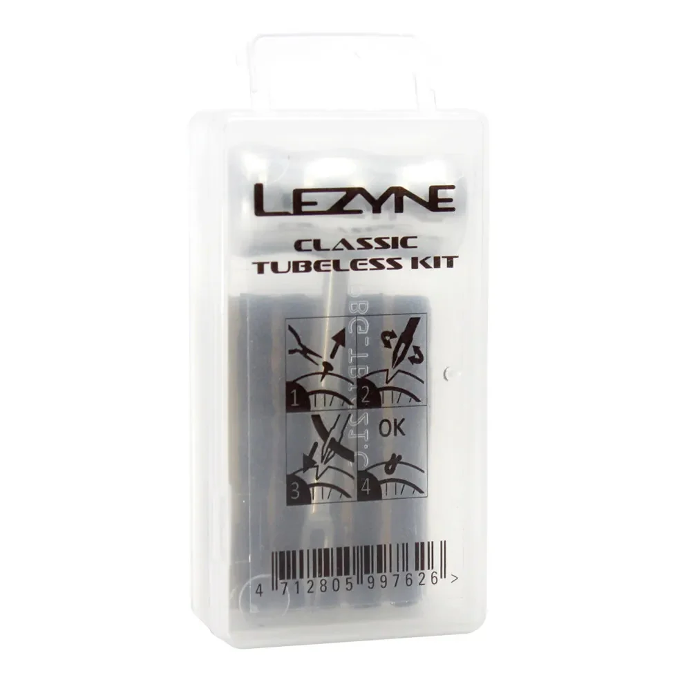 Lezyne Classic Tubeless Kit - Includes  5 tire Plugs / Tire Reamer / Insertion Tool - Image 2