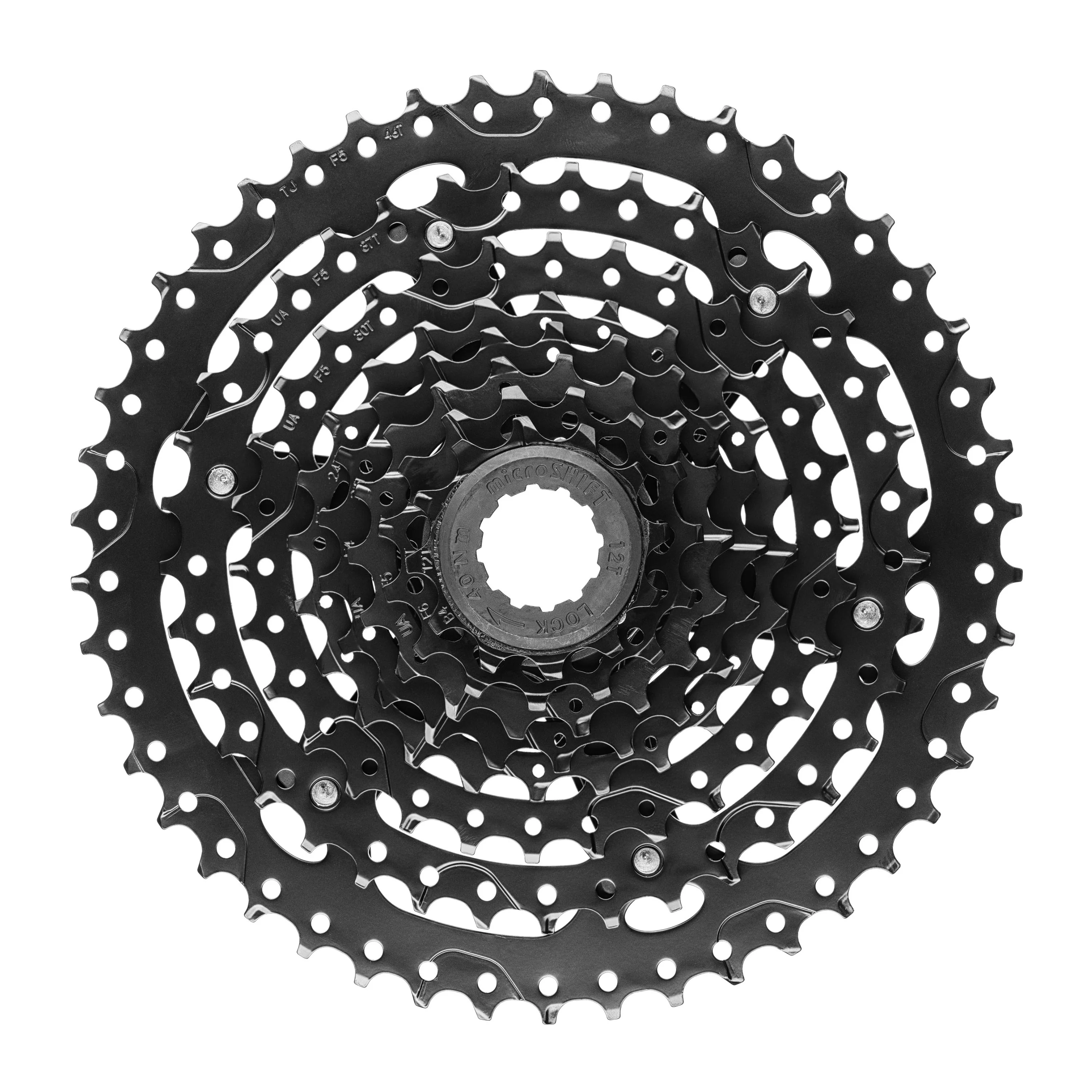 Microshift H083 Acolyte H-Series 8 Speed Cassette Shimano Compatible With HG Freehub - Image 4