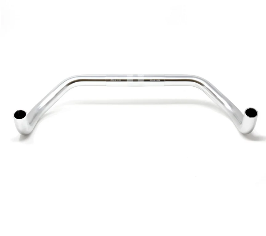 Nitto RB-019 Curved Bullhorn Handlebars | 26mm Clamp | Silver - Image 2