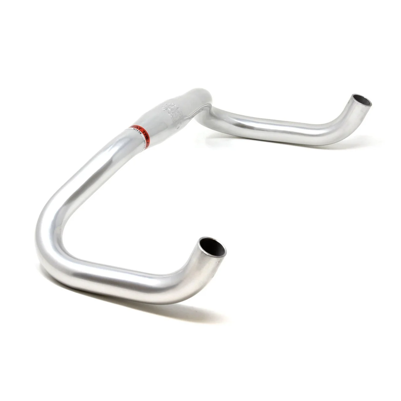 Nitto RB-030SSB Curved Oversize Bullhorn Handlebars | 31.8mm Clamp | Silver - Image 3