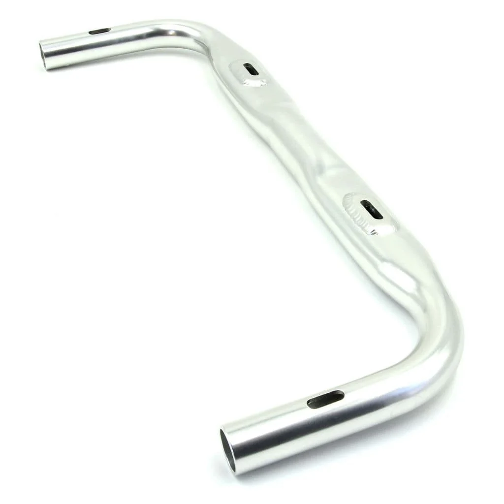 Nitto RB-036 Bullhorn Handlebars | 31.8mm Clamp | 420mm Wide | Silver - Image 2