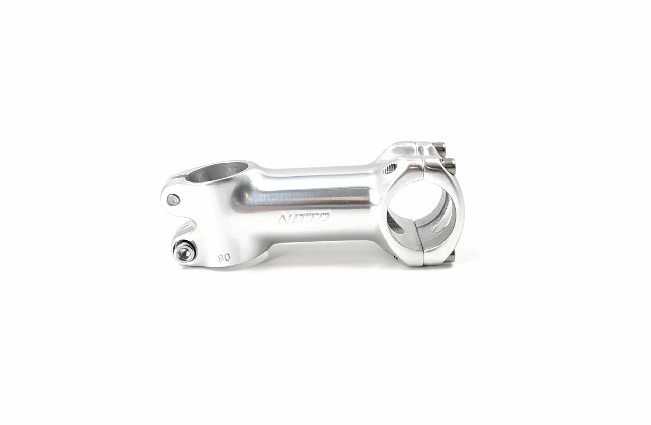 Nitto UI-26EX Handlebar Ahead Bicycle Stem | 31.8mm  Clamp | Silver