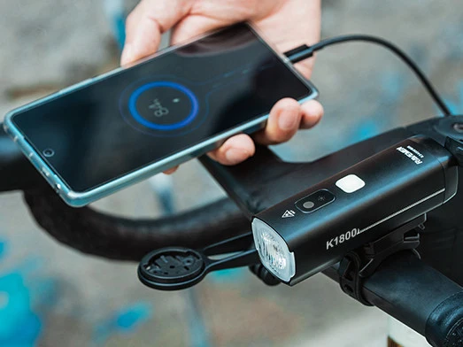 Ravemen K1800 USB Rechargeable AI Nighttime 1800 Lumen Bicycle Front Light - Image 3