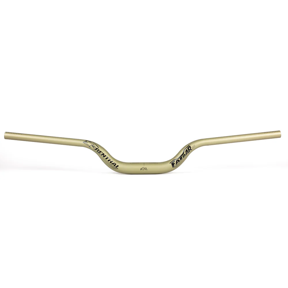Renthal Fatbar 35 V3 High Rise MTB Downhill Riser Bars | 35mm Clamp | 820mm Wide | AluGold - Image 6