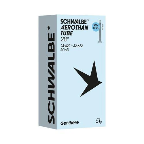 Schwalbe Aerothan Lightweight Inner Tube 28 inch Road Presta Clik Valve 60mm