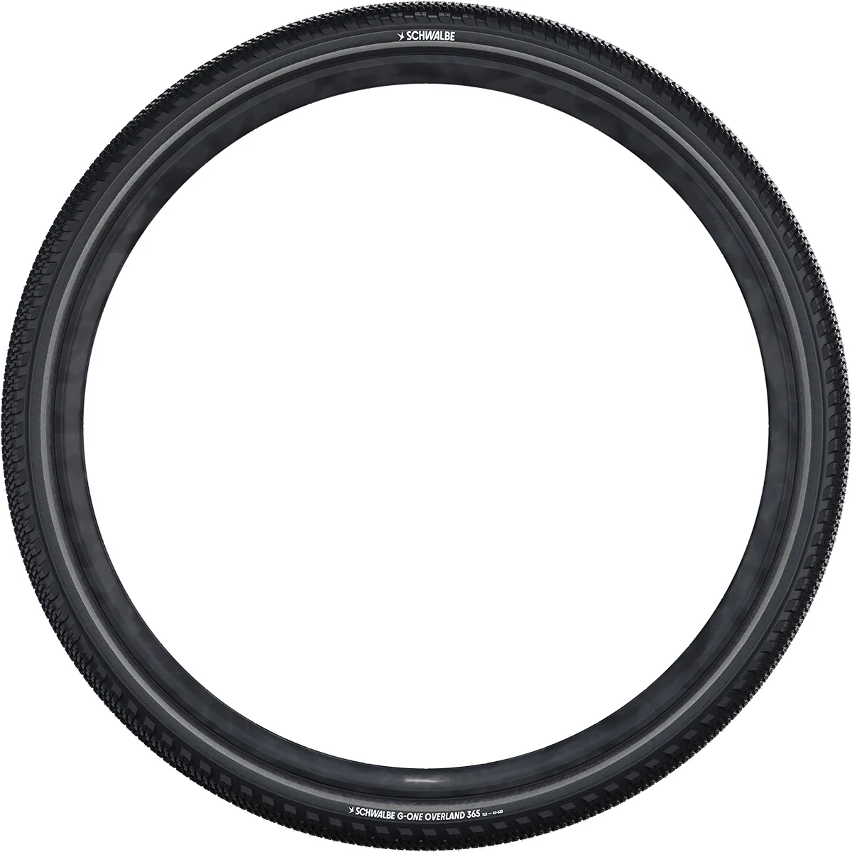 Schwalbe G-One Overland 365 TLR Folding Gravel Tyre in Black/Reflex - Image 3