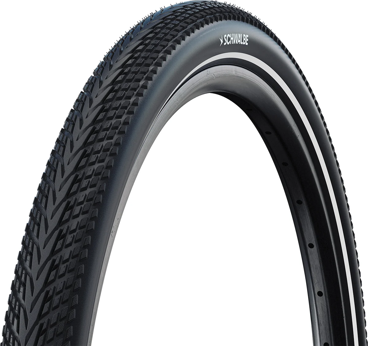 Schwalbe Marathon Almotion Pro TLR Tubeless Folding Trekking Tyre in Black/Reflex