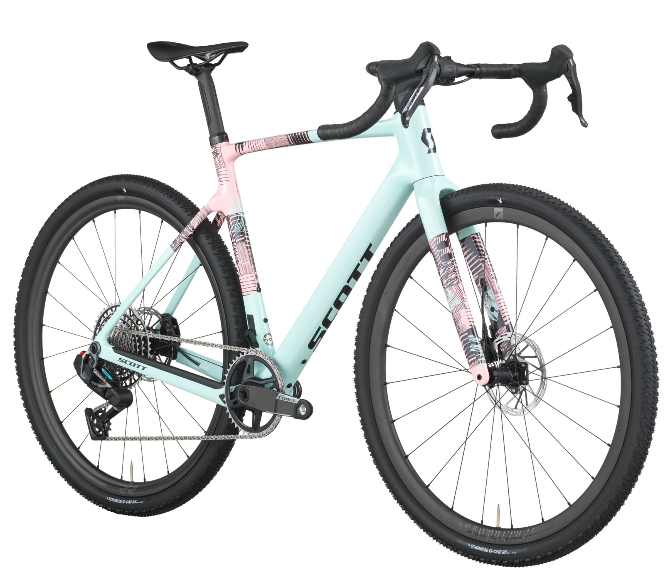 Scott Addict Gravel 10 Gravel Bike Gelato Blue Gelato Pink SIZE MEDIUM IN STORE READY FOR COLLECTION - Image 3