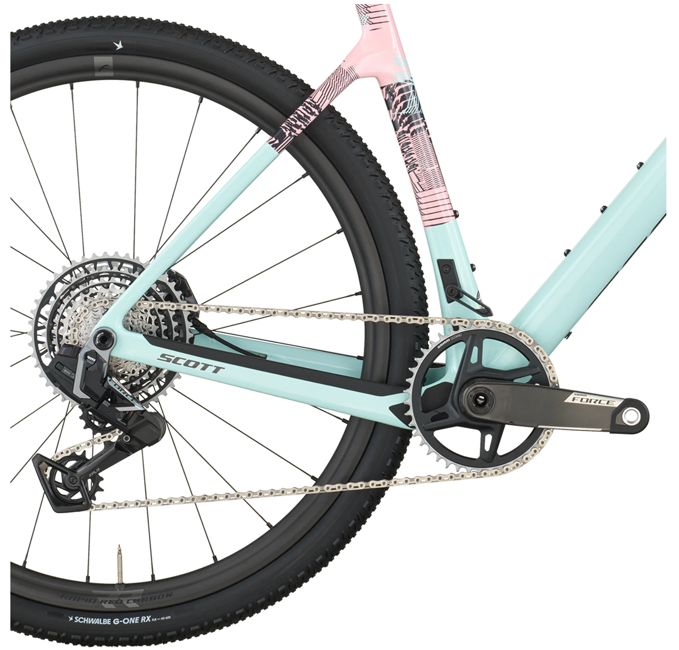 Scott Addict Gravel 10 Gravel Bike Gelato Blue Gelato Pink SIZE MEDIUM IN STORE READY FOR COLLECTION - Image 5