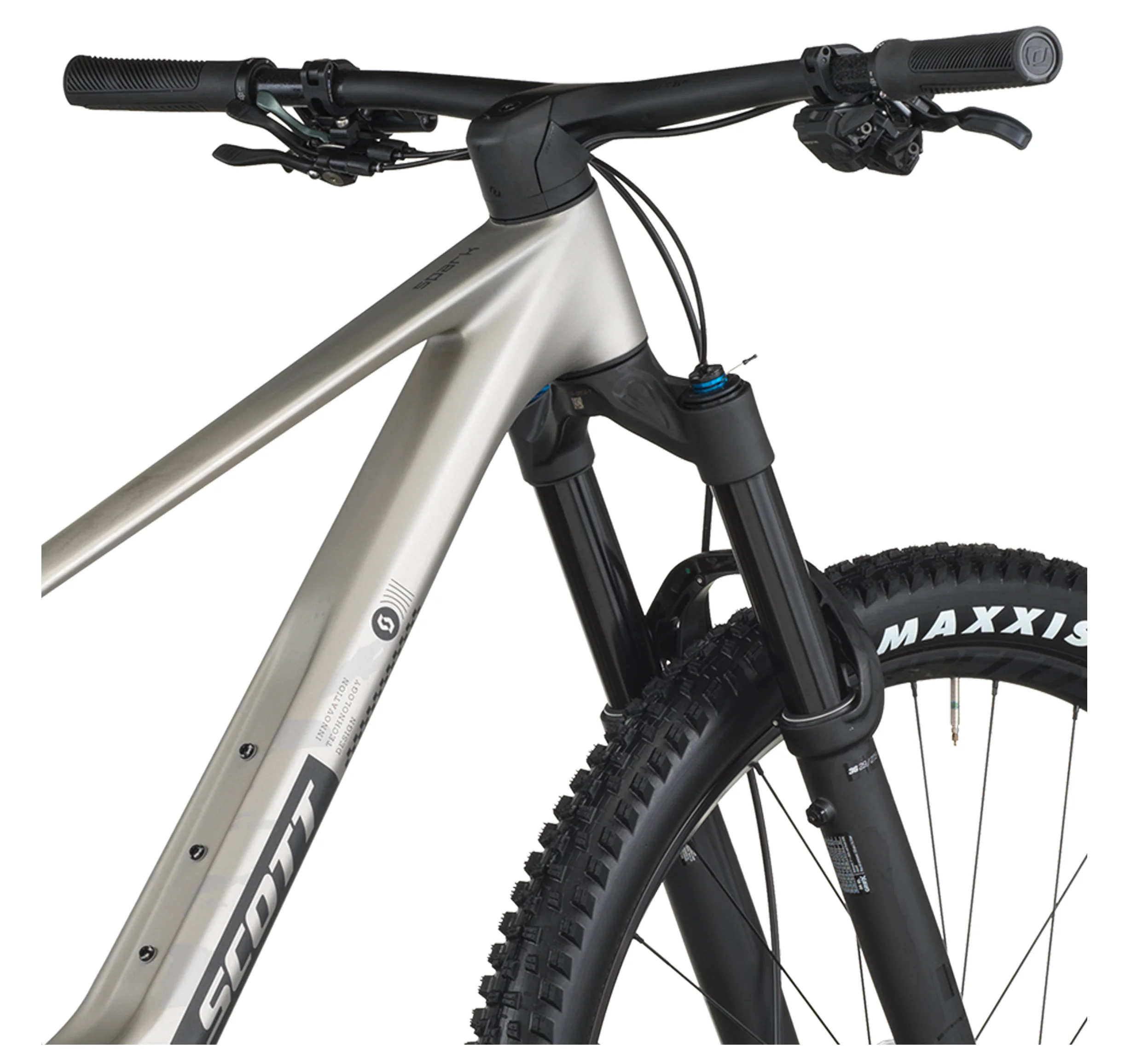 Scott Spark 910 Full Suspension Mountain Bike In Scratch Grey - Image 8