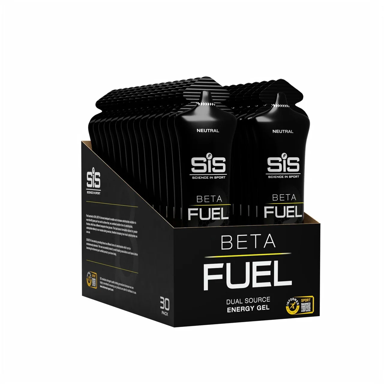 SIS Beta Fuel Energy Gel Box of 30 Gels - Image 3