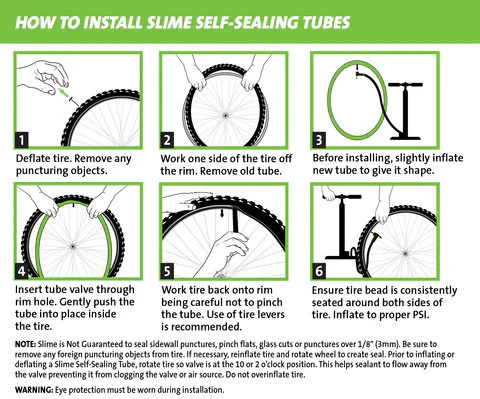 Slime Smart Self-Sealing Bicycle MTB Inner Tube | 27.5 x 2.35 - 3.0 | 48mm Presta Valve - Image 5