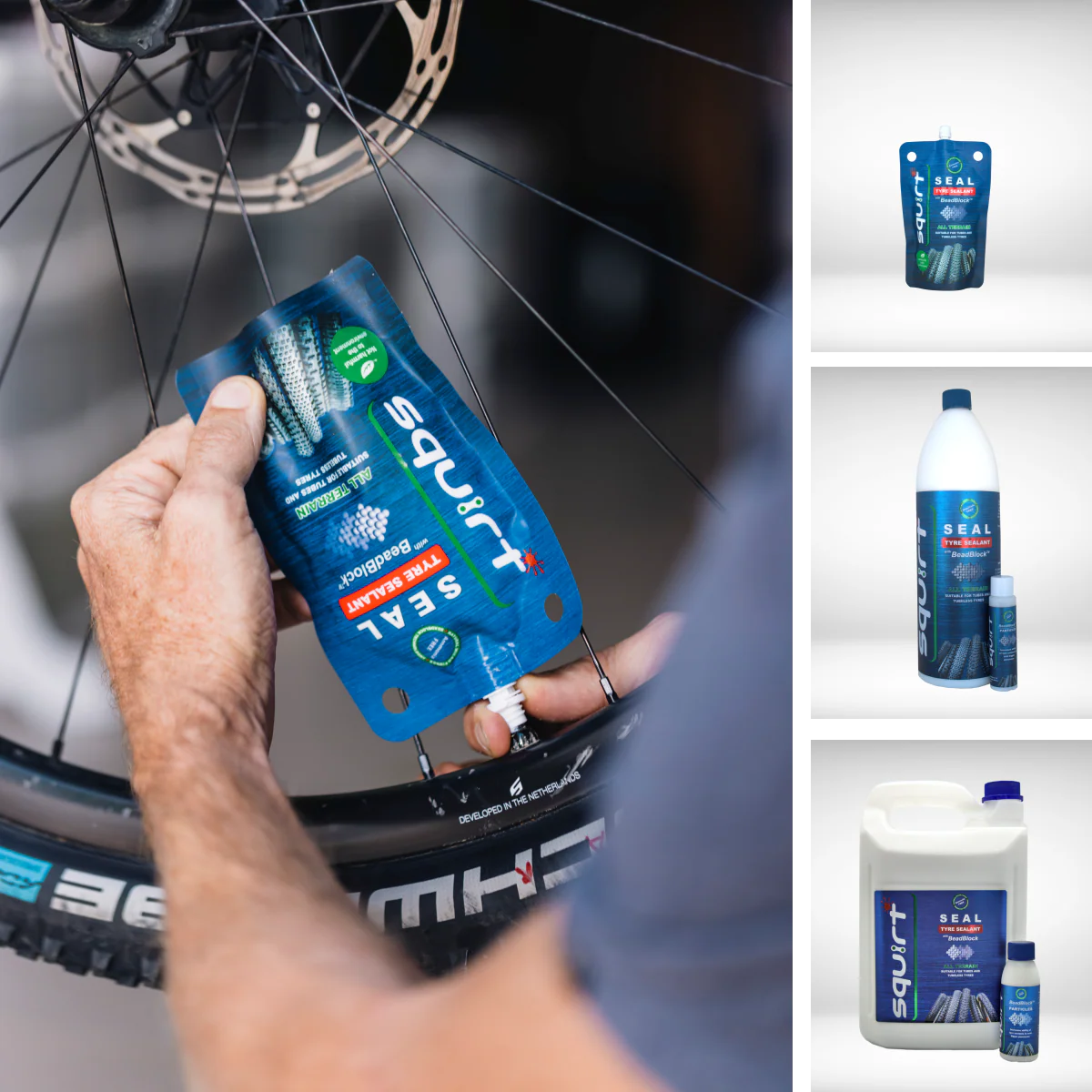 Squirt Seal Bicycle Tyre Sealant