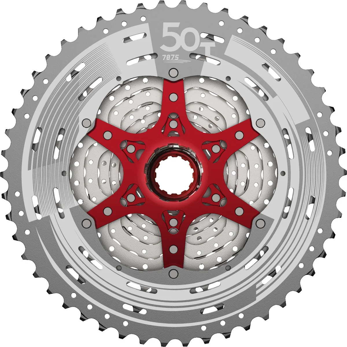 SunRace CSMZ90 12 Speed MTB Wide Ratio Metallic Cassette 11-50T - Image 2