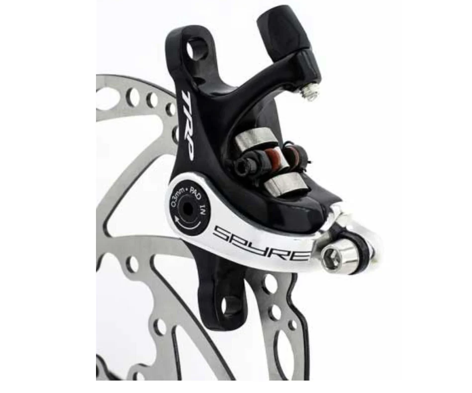 Tektro TRP Spyre Road Flat Mount Disc Brake Caliper and Rotor - 160mm - Image 2