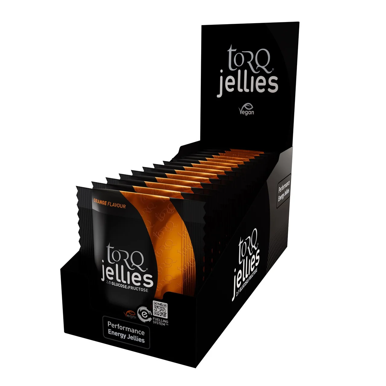 TORQ Nutrition Energy Jellies Available In 3 Natural Flavours Box of 15 Packs - Image 2