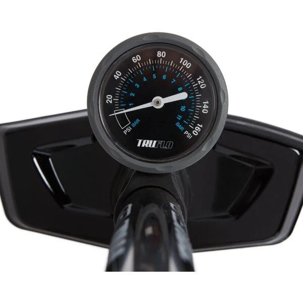 Truflo Easitrax 4 Bicycle Floor Pump For Presta and Schrader Up To 160 PSI |Black - Image 3