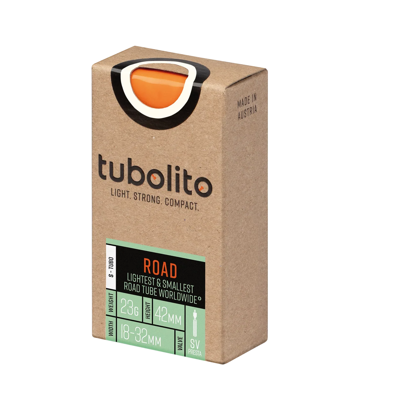 Tubolito S-Tubo 700C Road 700 x 18-32mm Presta Valve Orange Inner Tube