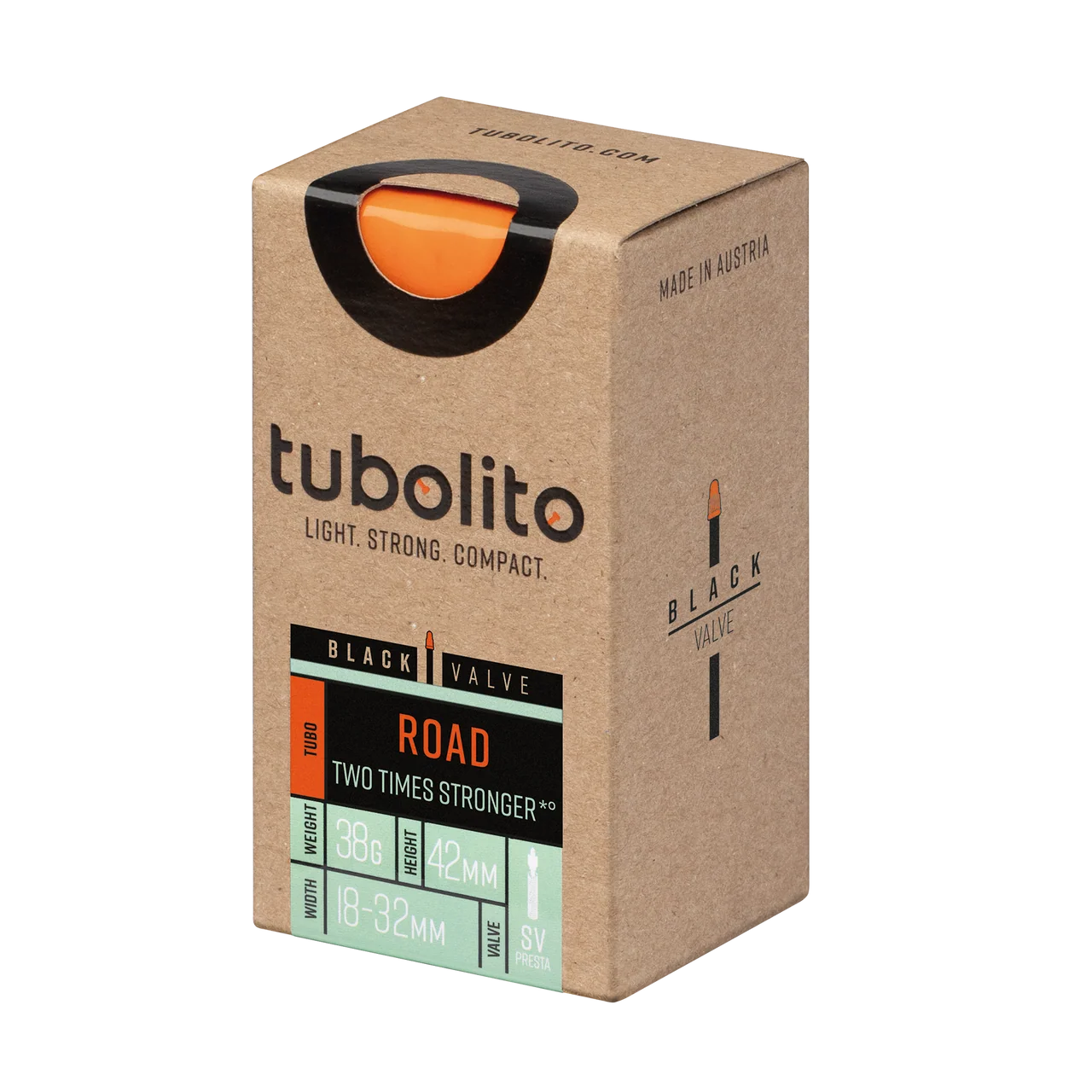 Tubolito Tubo 700C Road 700 x 18-32mm Black Presta Valve Inner Tube