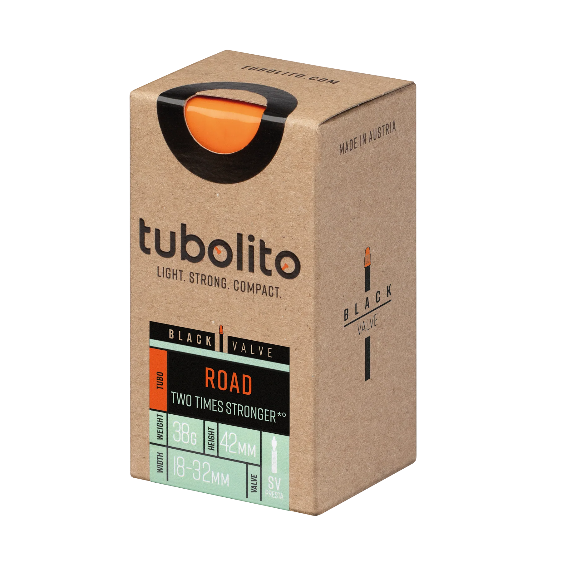 Tubolito Tubo 700C Road 700 x 18-32mm Black Presta Valve Inner Tube - Image 6