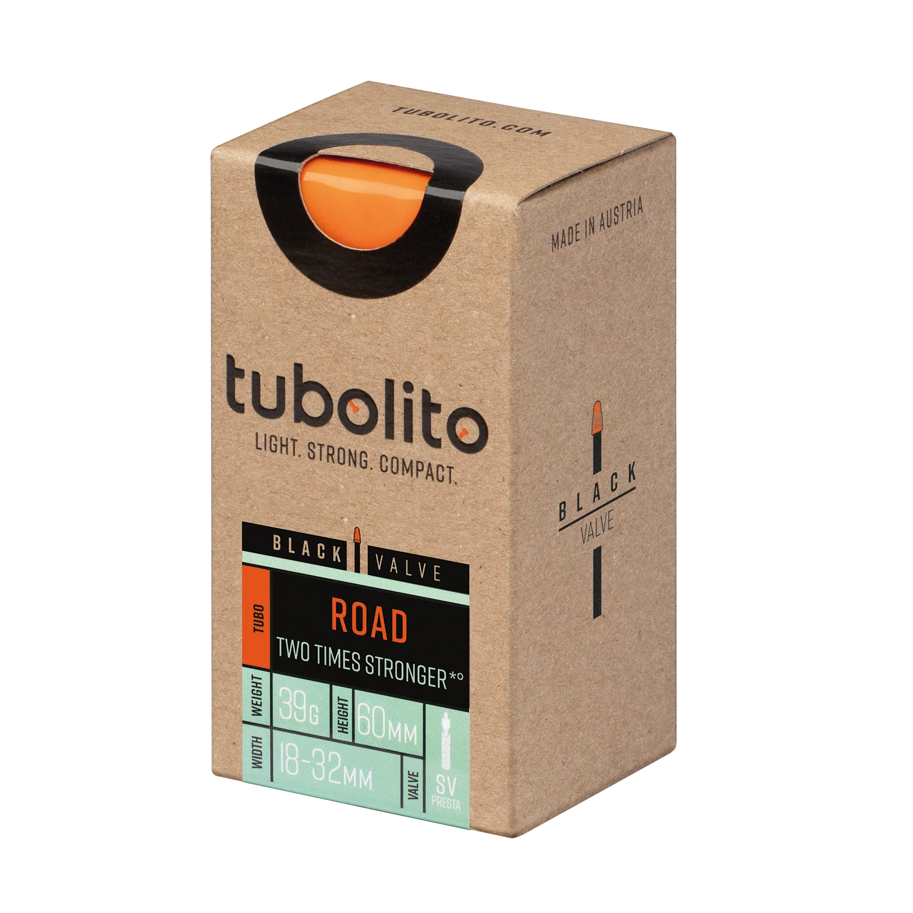 Tubolito Tubo 700C Road 700 x 18-32mm Black Presta Valve Inner Tube - Image 7