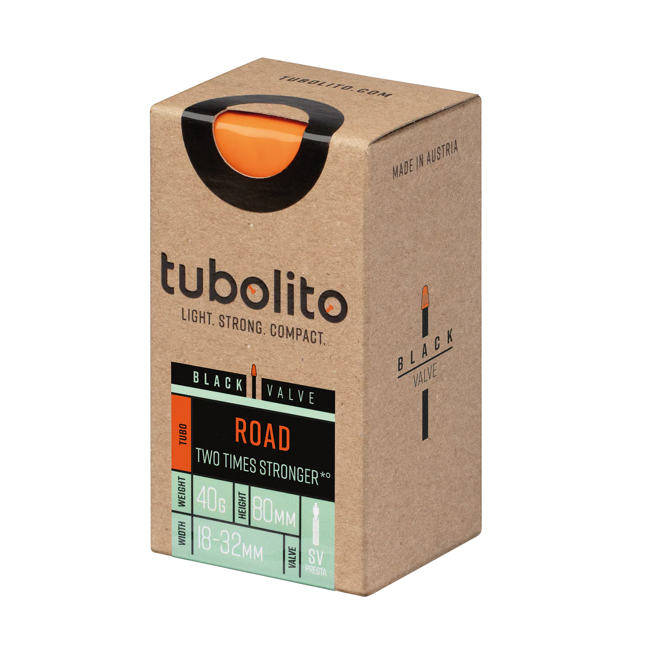 Tubolito Tubo 700C Road 700 x 18-32mm Black Presta Valve Inner Tube - Image 8
